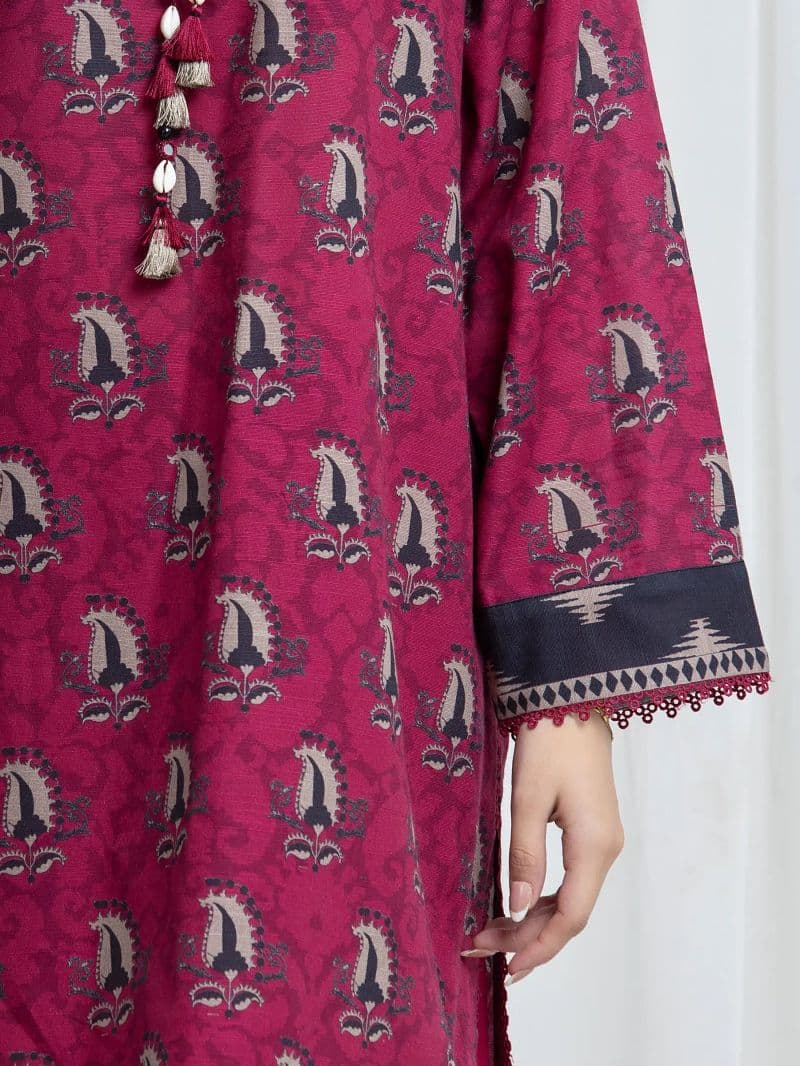 Printed Khaddar Suit