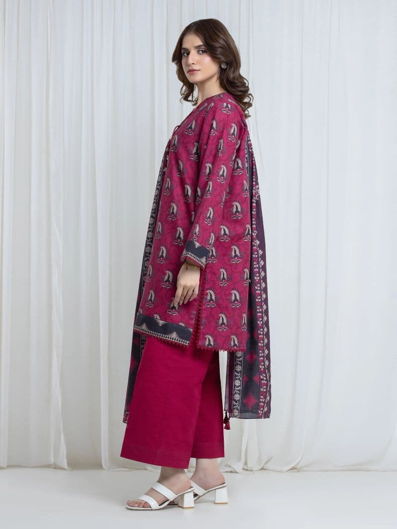 Printed Khaddar Suit