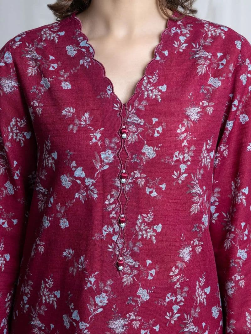 Printed Khaddar Suit
