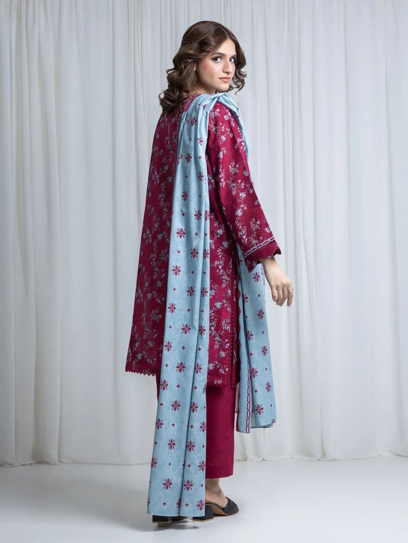 Printed Khaddar Suit