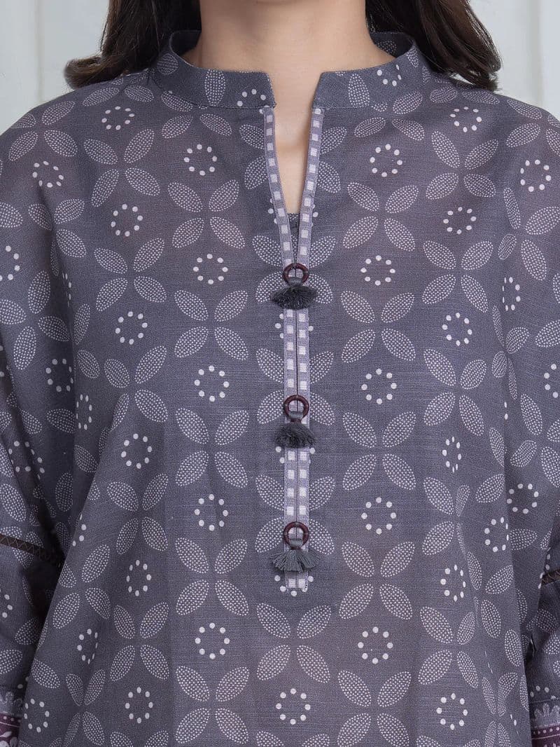 Printed Khaddar Suit