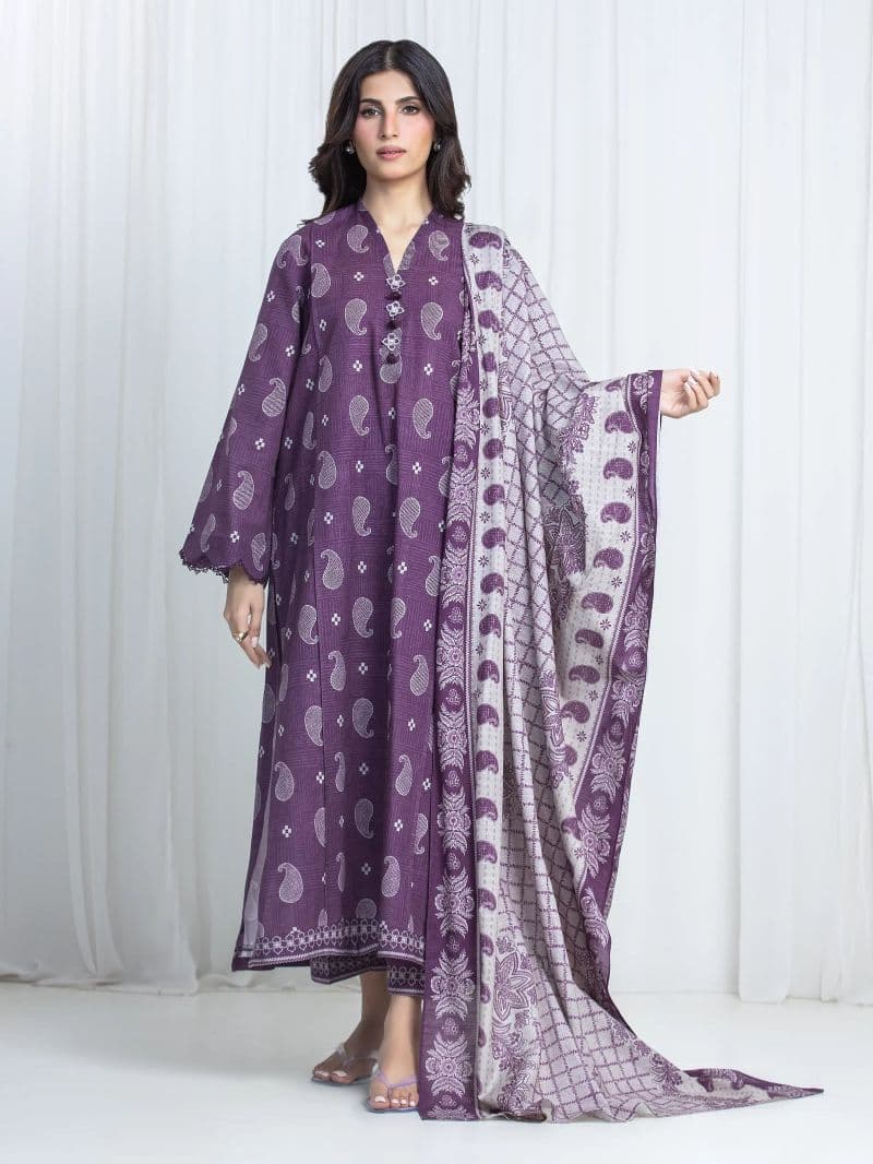 Printed Khaddar Suit thumbnail