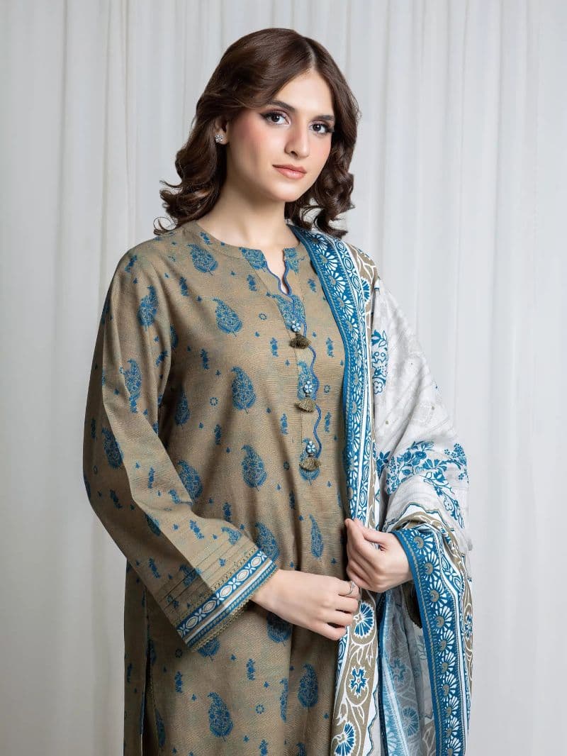 Printed Khaddar Suit thumbnail