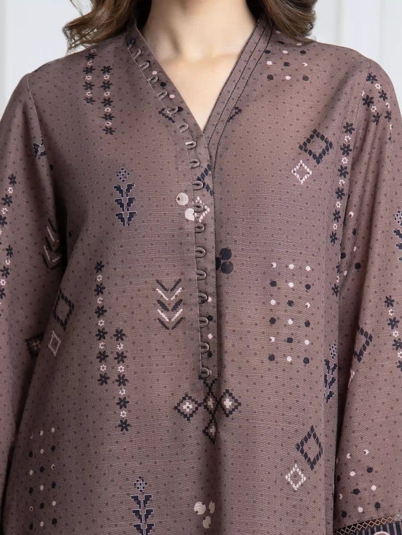 Printed Khaddar Suit