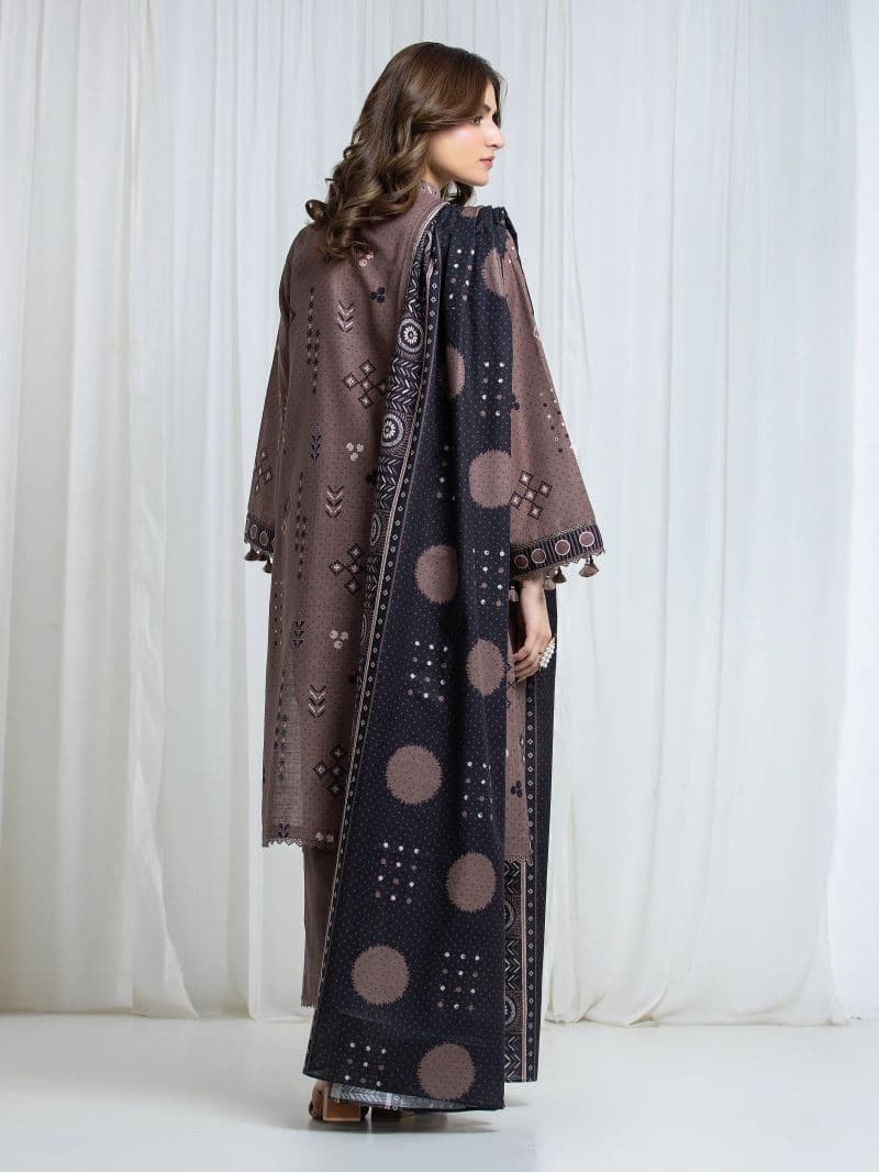 Printed Khaddar Suit