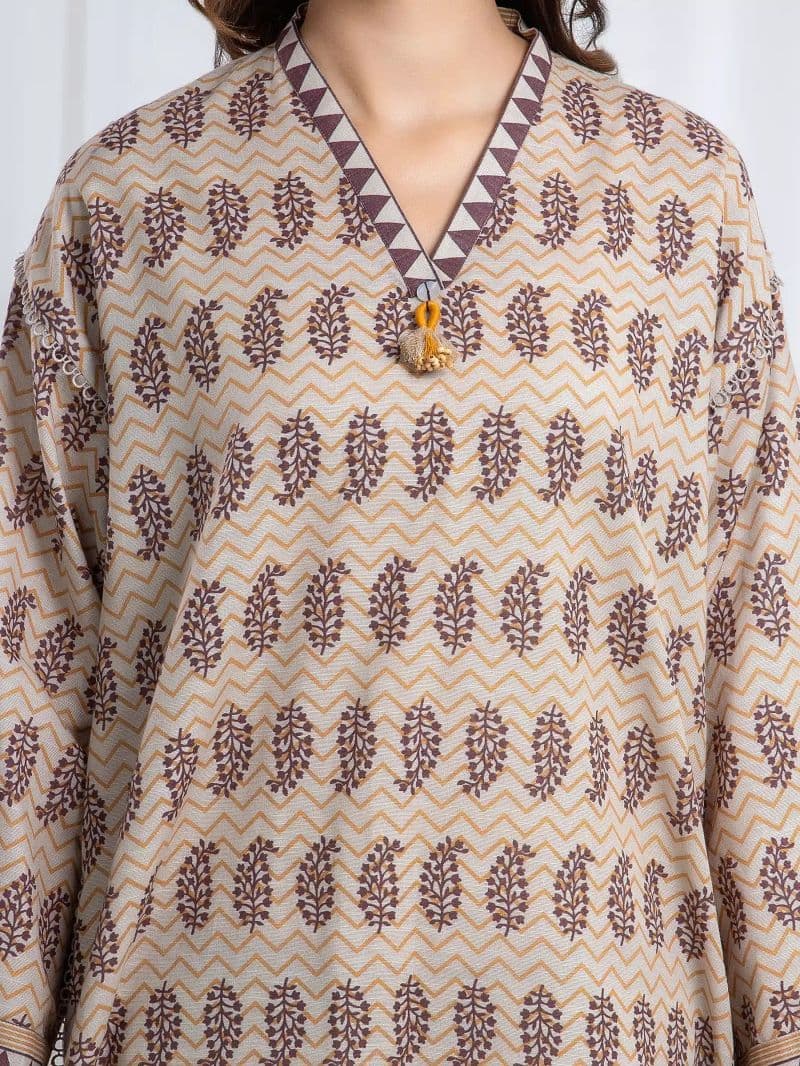Printed Khaddar Suit