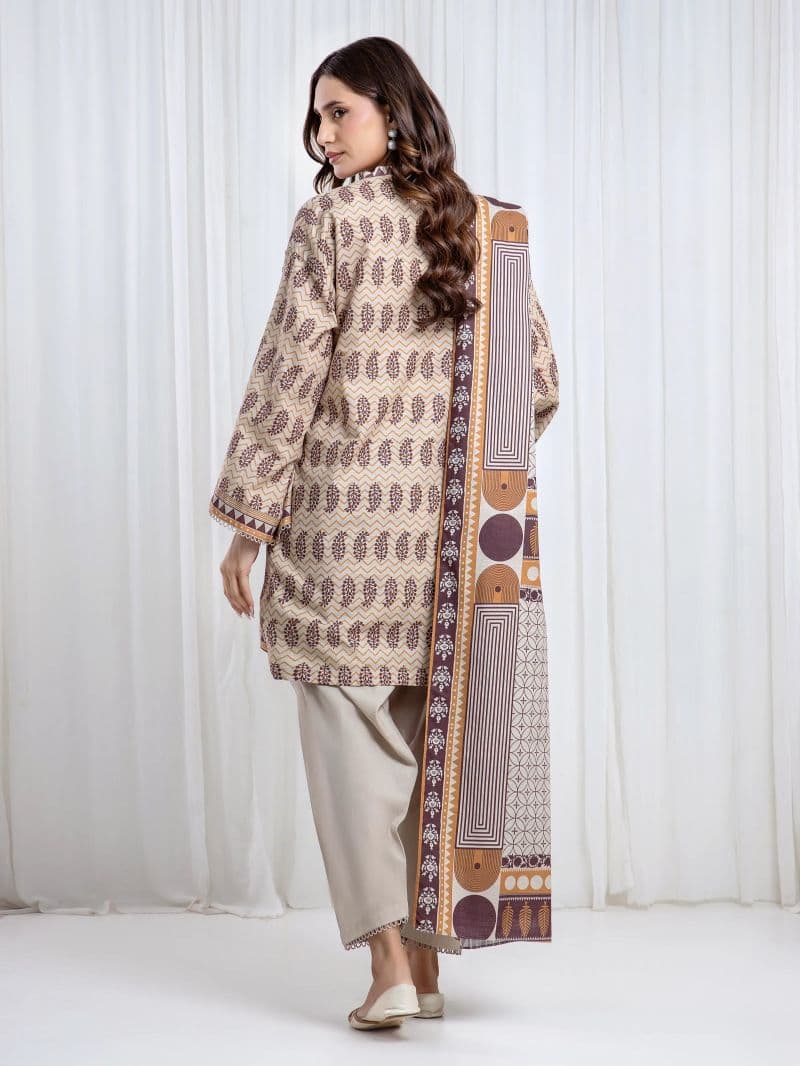 Printed Khaddar Suit