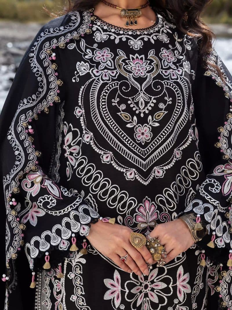 Embroidered Khaddar Suit