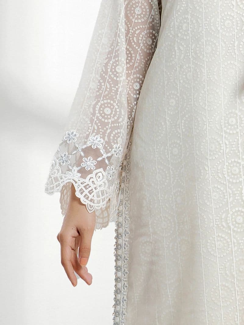 Embroidered Chiffon Suit