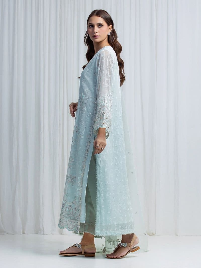 Embroidered Chiffon Suit thumbnail