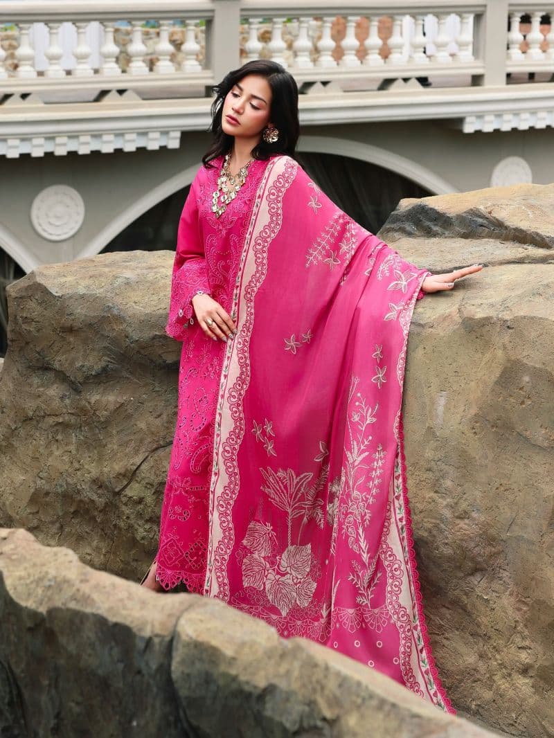Embroidered Cambric Suit