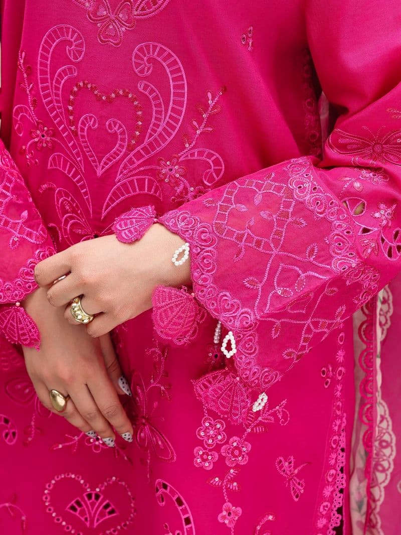 Embroidered Cambric Suit