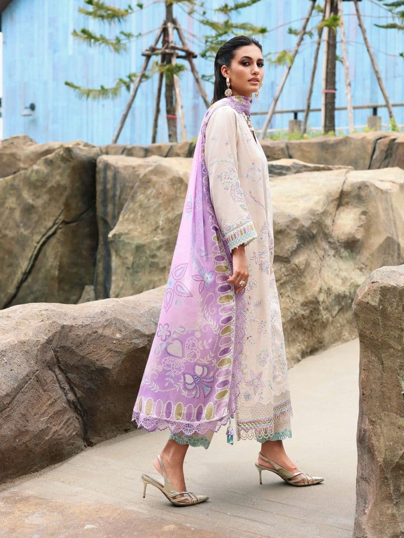 Embroidered Cambric Suit