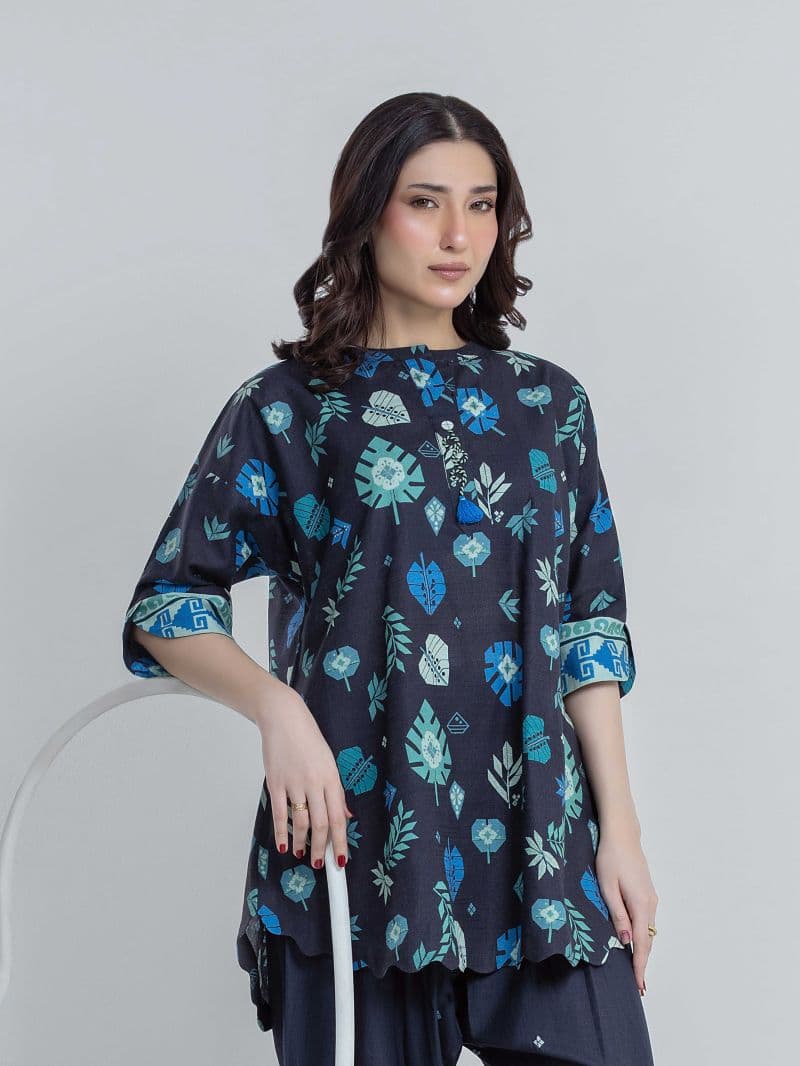 Printed Khaddar Co-Ord Set thumbnail