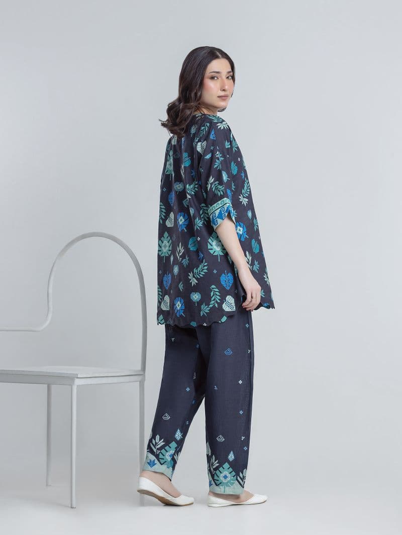 Printed Khaddar Co-Ord Set thumbnail