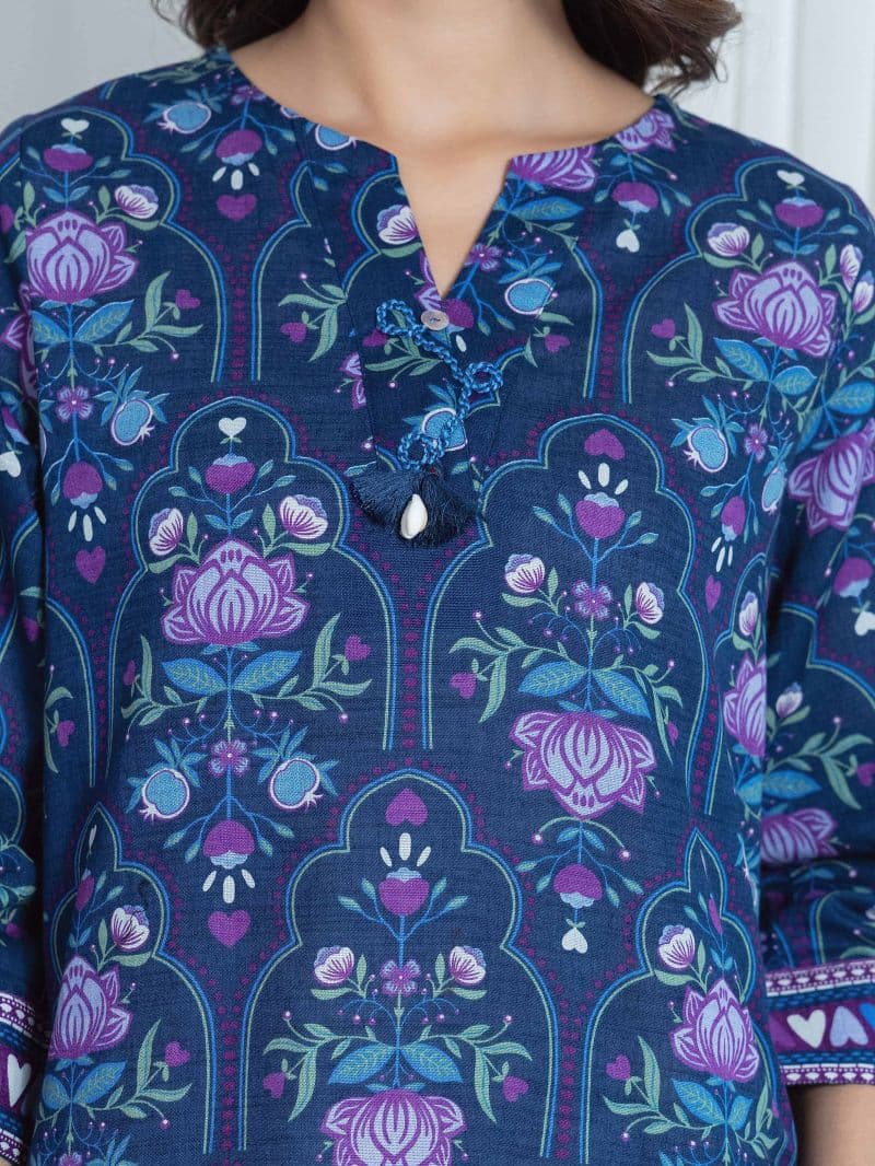 Printed Khaddar Co-Ord Set thumbnail