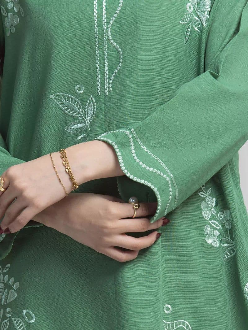 Embroidered Khaddar Co-Ord Set