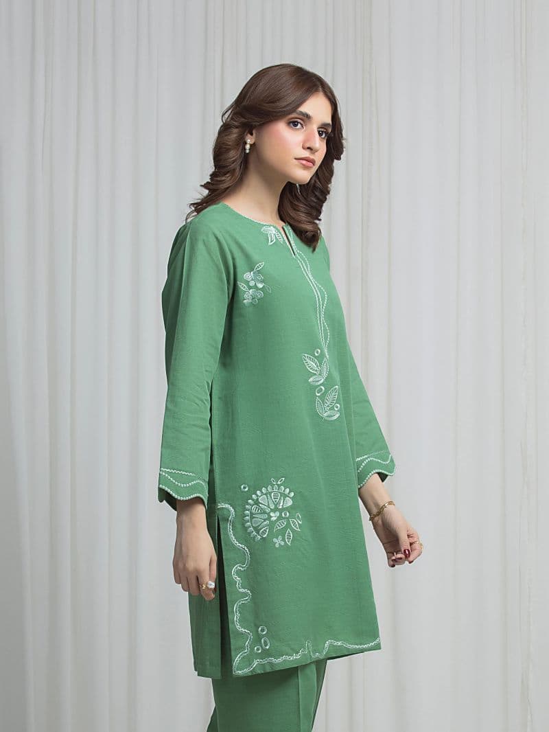 Embroidered Khaddar Co-Ord Set