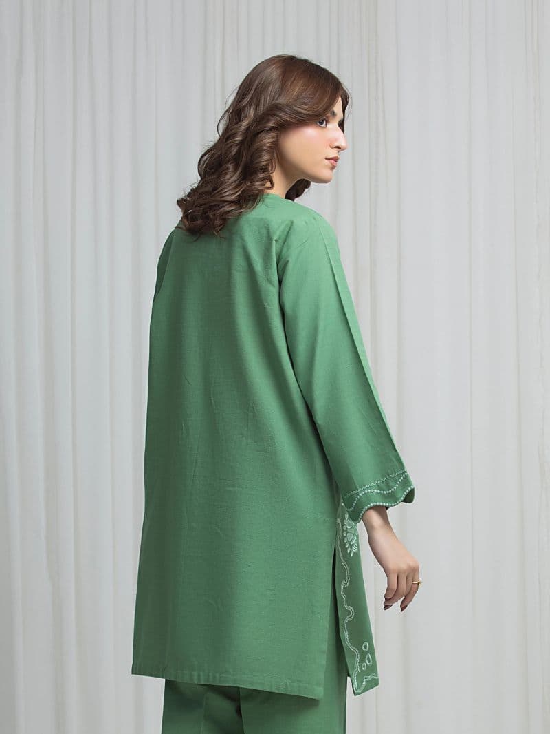 Embroidered Khaddar Co-Ord Set