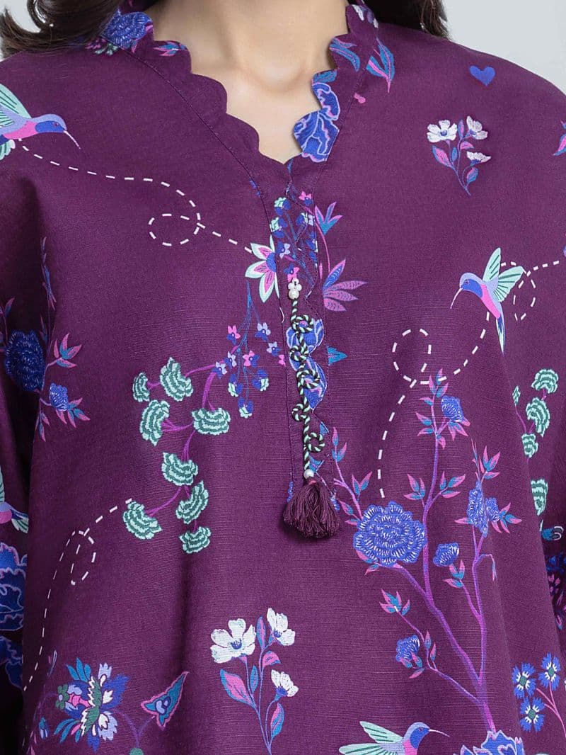Printed Khaddar Co-Ord Set thumbnail