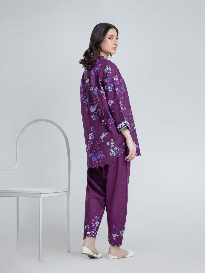 Printed Khaddar Co-Ord Set thumbnail