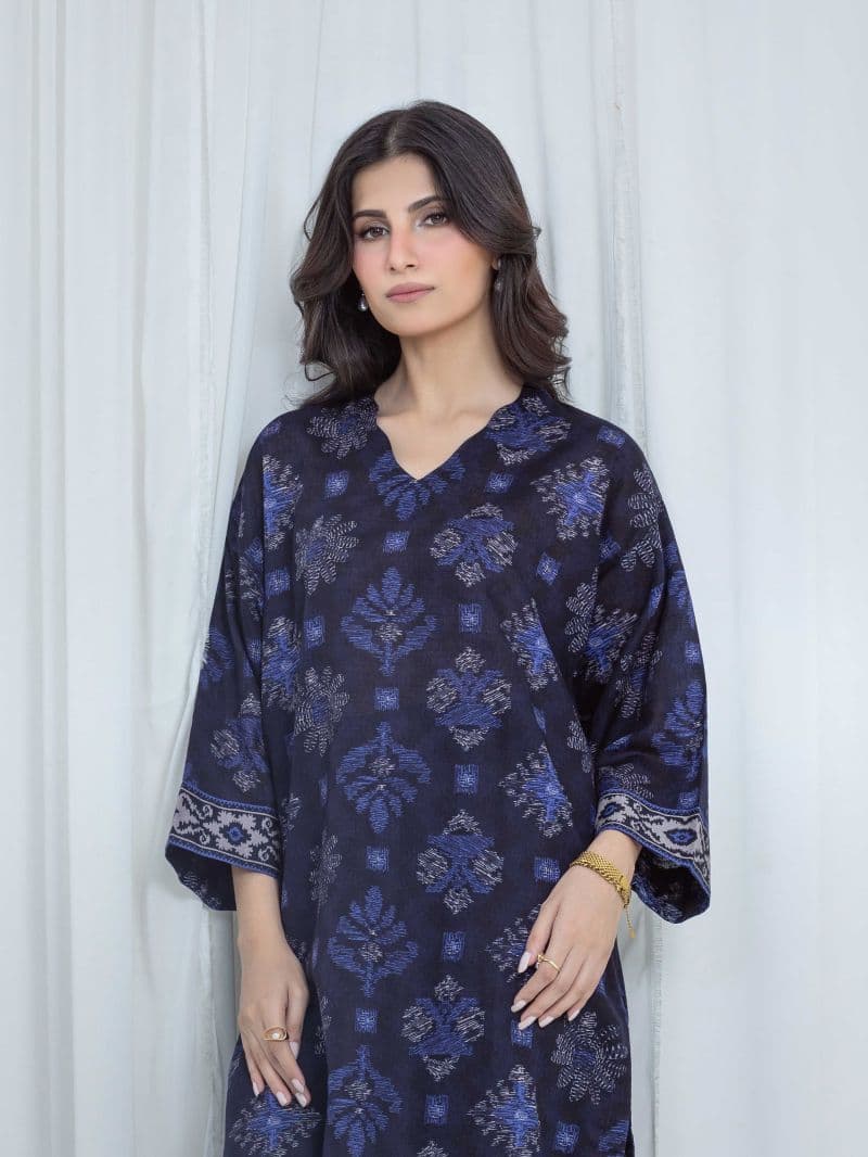 Printed Khaddar Co-Ord Set