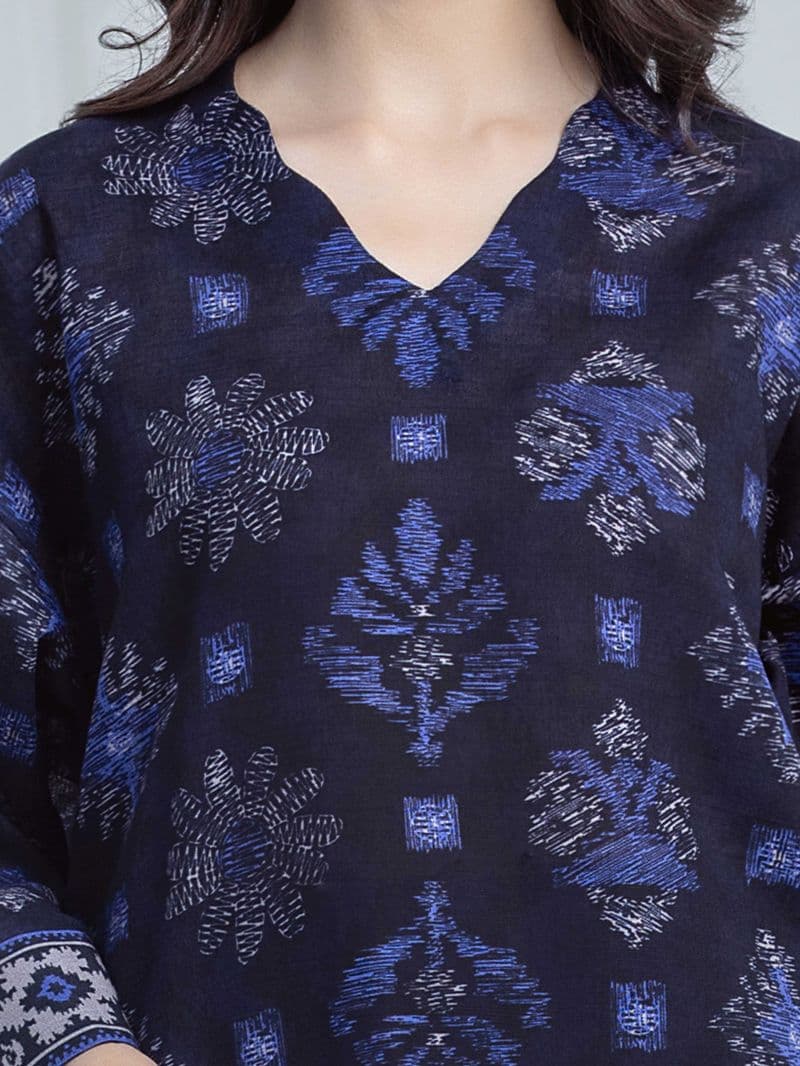 Printed Khaddar Co-Ord Set
