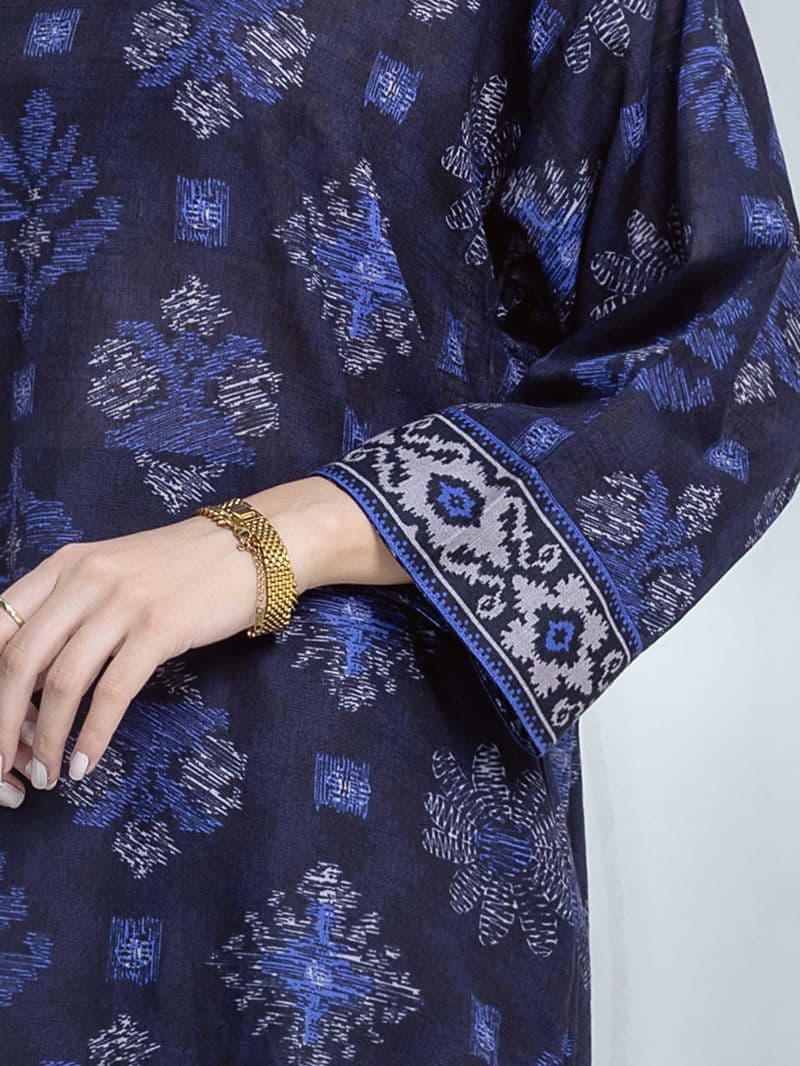 Printed Khaddar Co-Ord Set