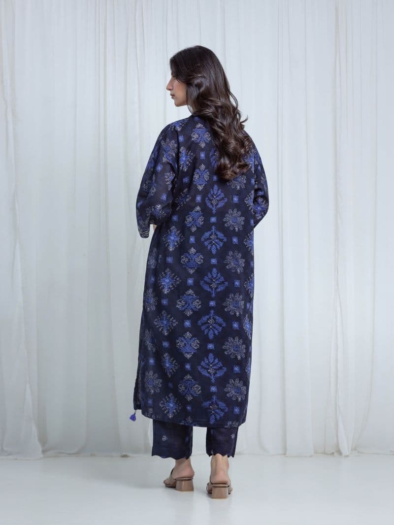 Printed Khaddar Co-Ord Set