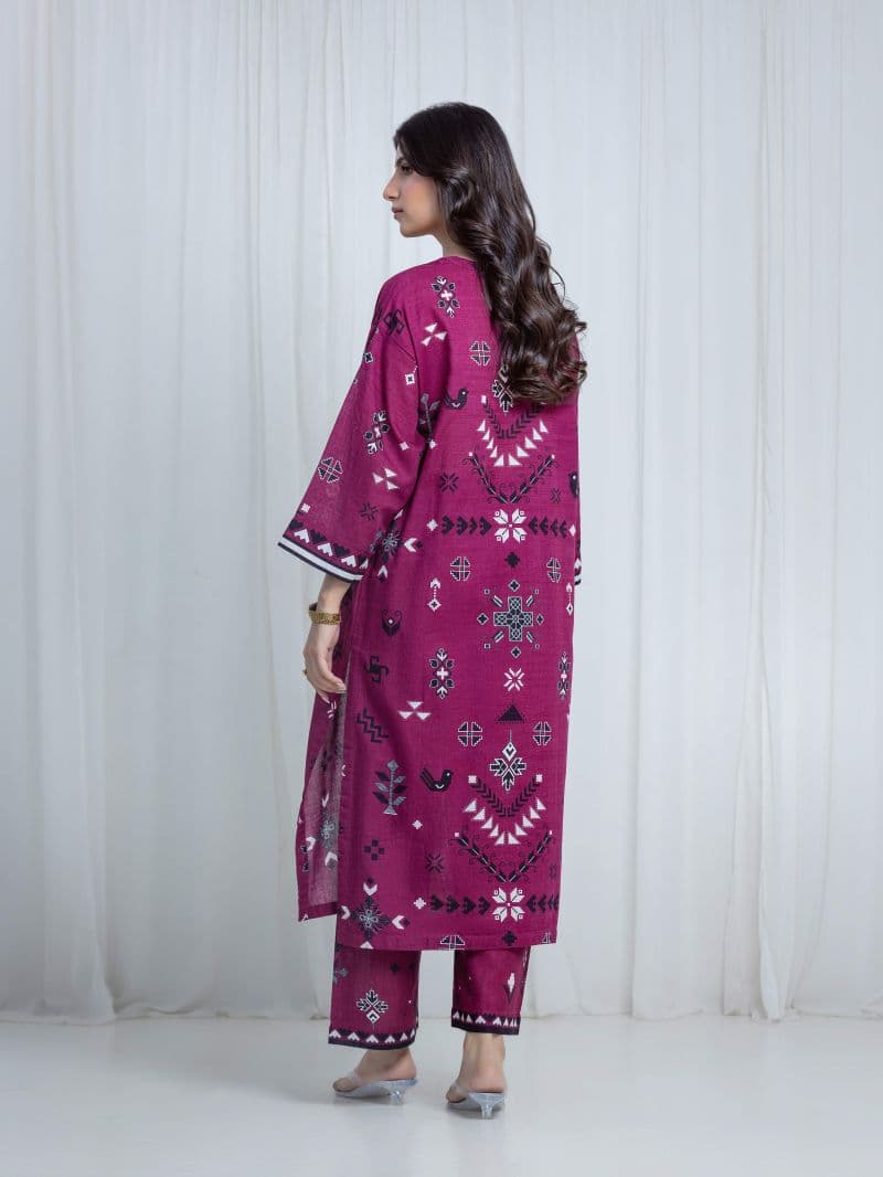 Printed Khaddar Co-Ord Set