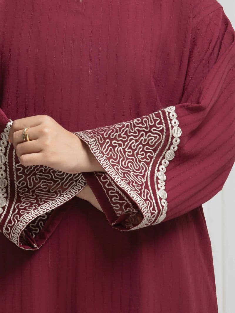 Embroidered Viscose Co-Ord Set