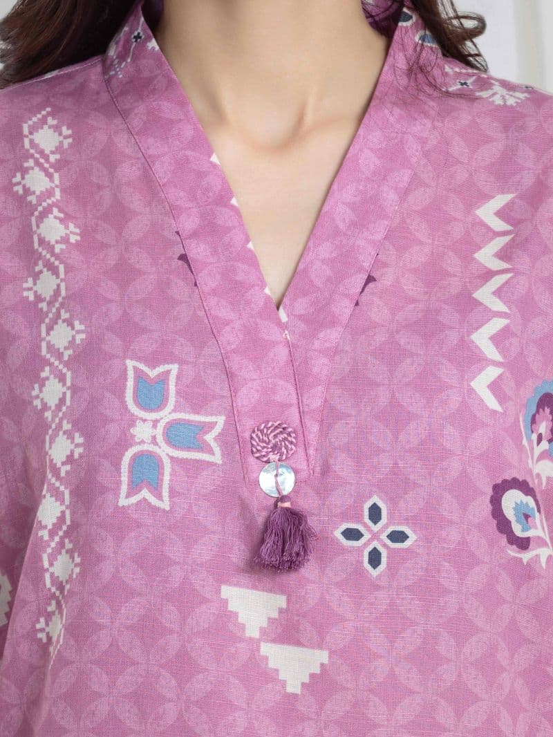Printed Khaddar Co-Ord Set