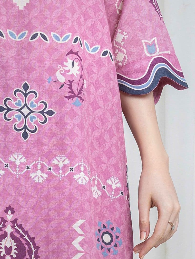Printed Khaddar Co-Ord Set