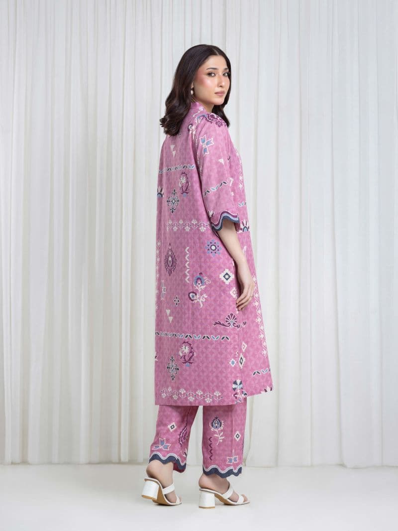 Printed Khaddar Co-Ord Set