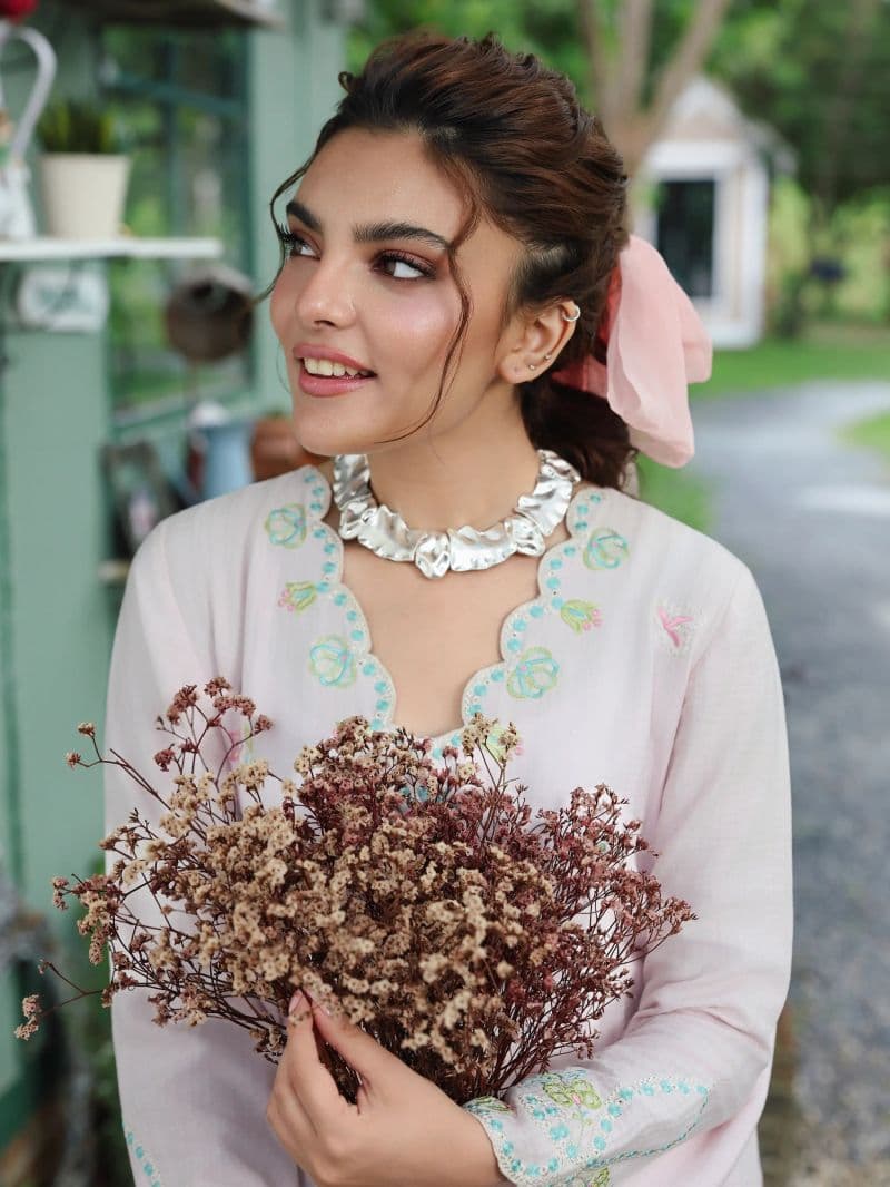 Embroidered Viscose Co-Ord Set