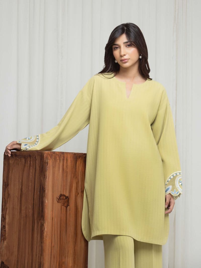 Embroidered Viscose Co-Ord Set