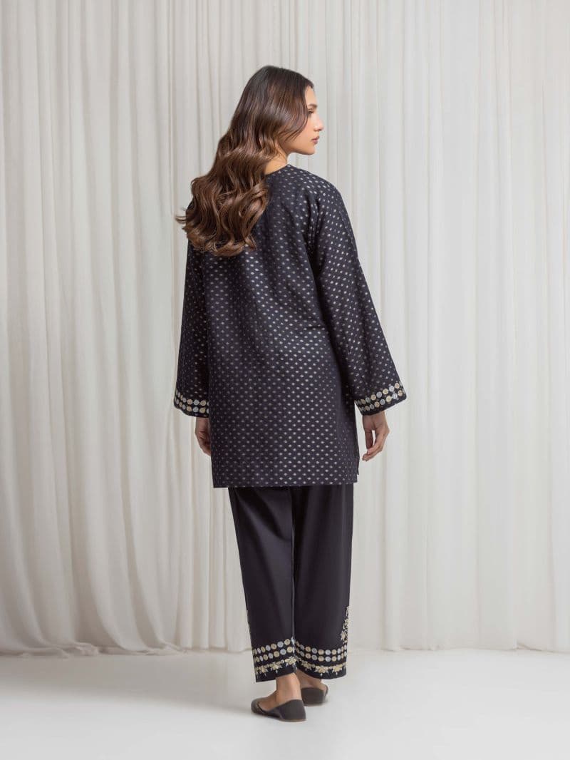 Embroidered Jacquard Co-Ord Set
