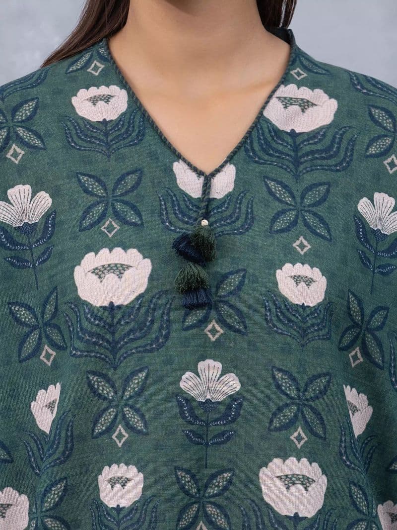 Printed Khaddar Co-Ord Set