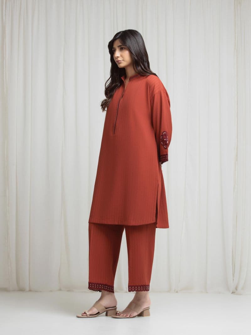 Embroidered Viscose Co-Ord Set thumbnail