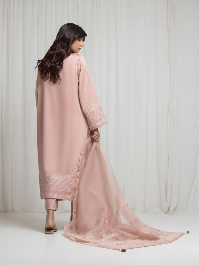 Embroidered Satin Suit thumbnail