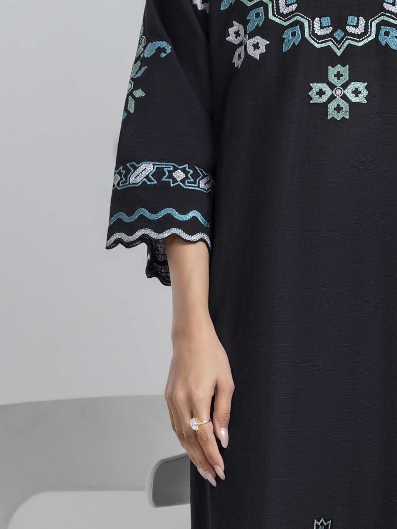 Embroidered Khaddar Suit