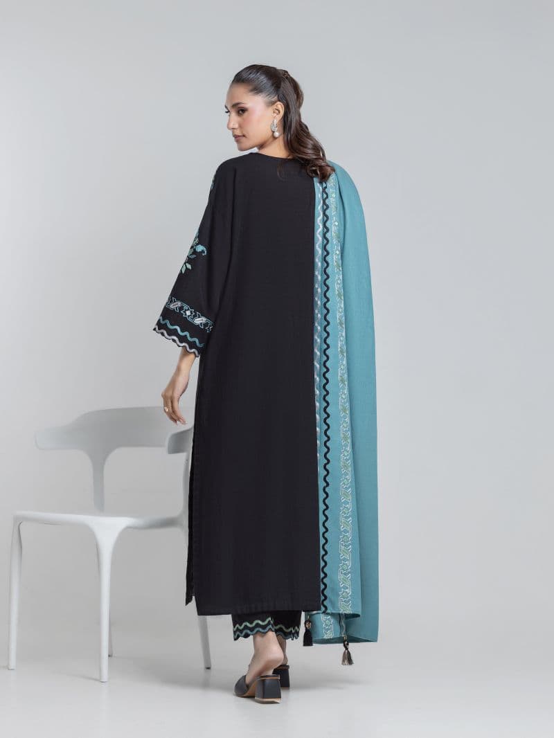 Embroidered Khaddar Suit