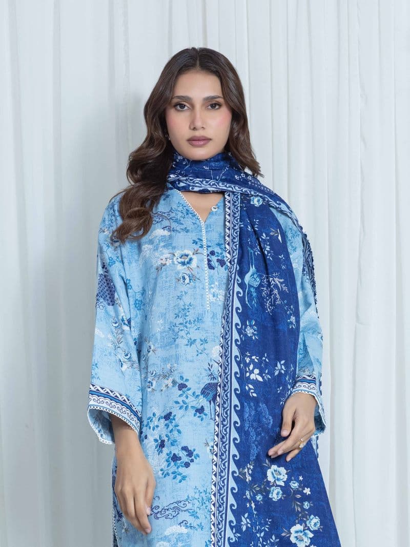 Printed Khaddar Suit