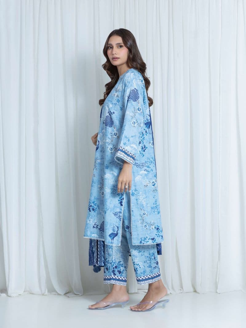 Printed Khaddar Suit
