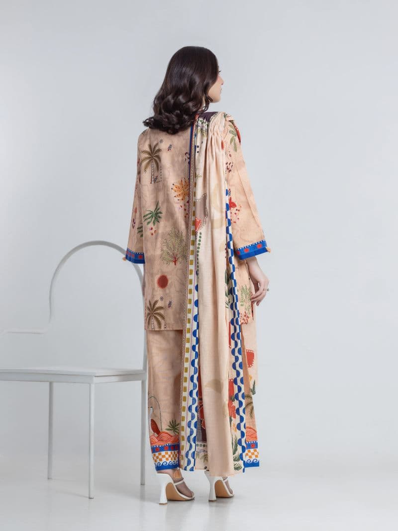 Printed Khaddar Suit
