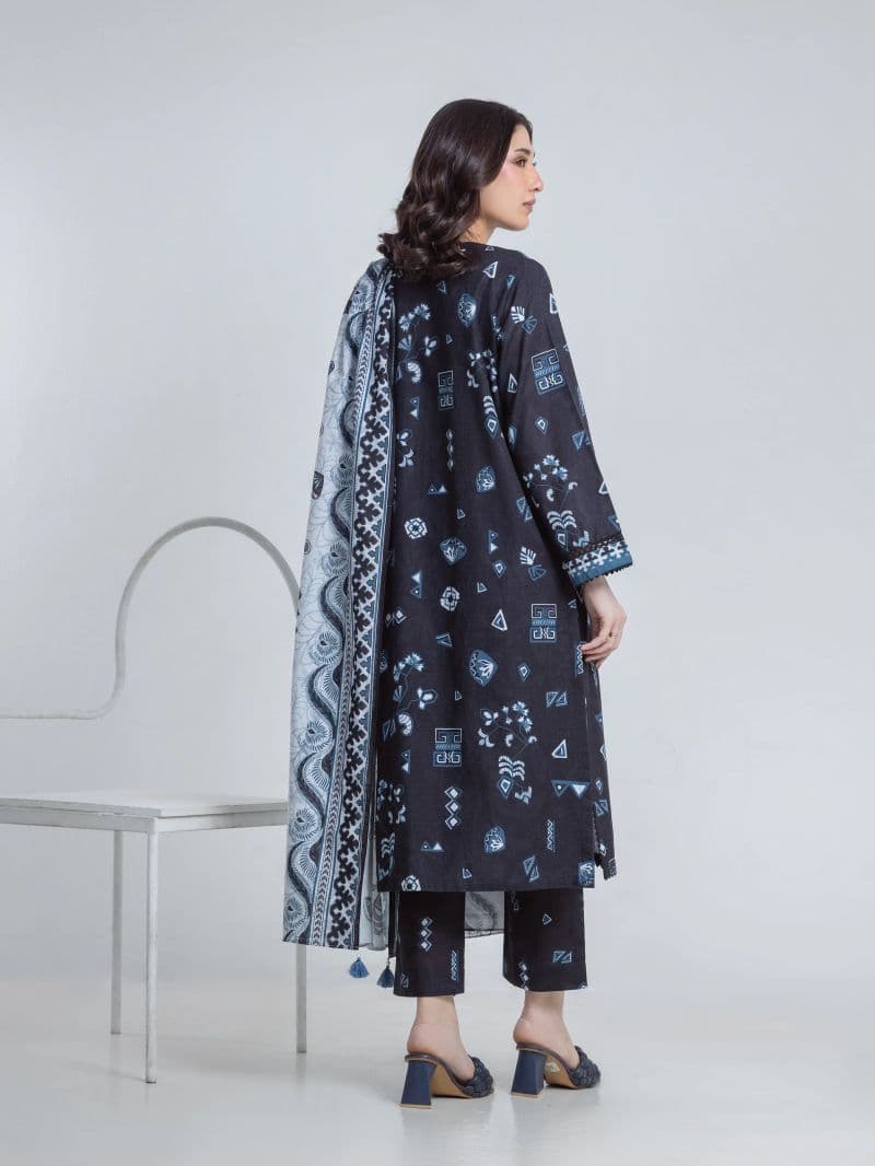 Printed Khaddar Suit