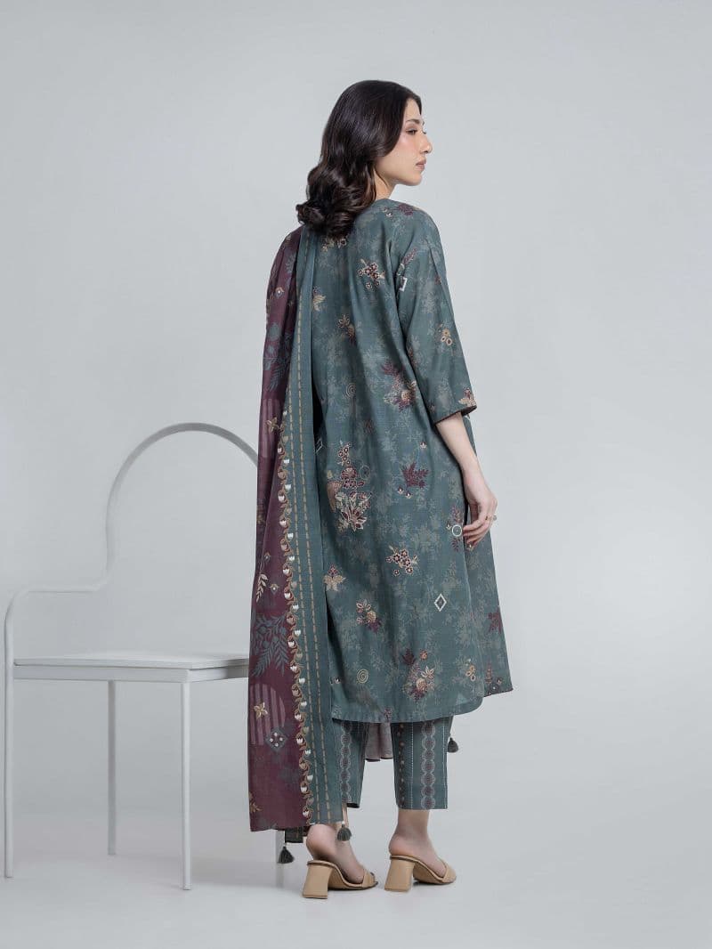 Printed Khaddar Suit