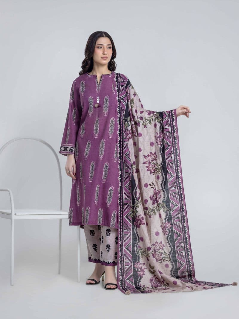 Printed Khaddar Suit thumbnail