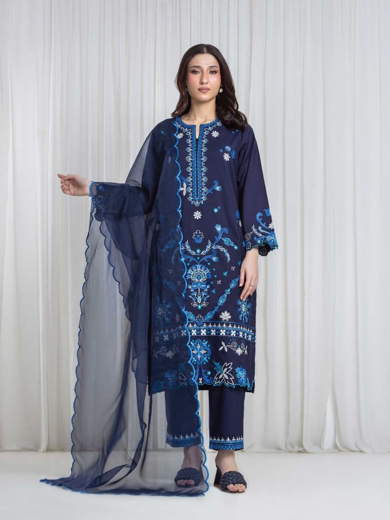 Embroidered Viscose Suit thumbnail