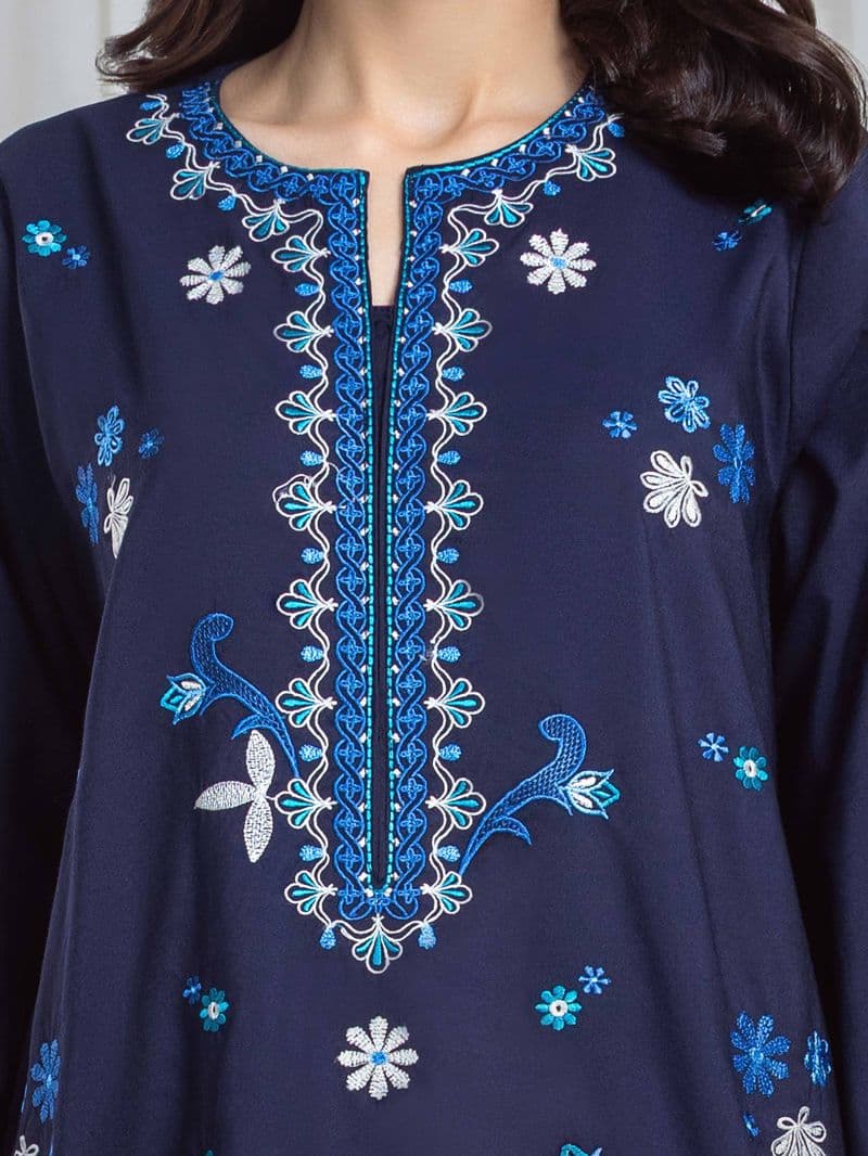Embroidered Viscose Suit thumbnail